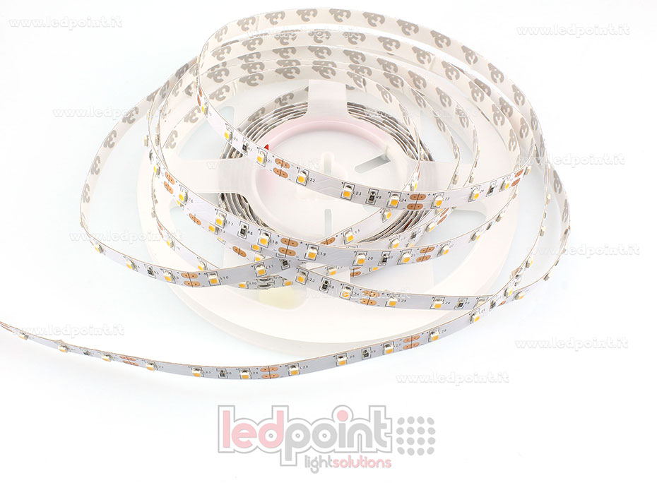 Striscia led 3528 12V IP20 2900-3100K 60led/m