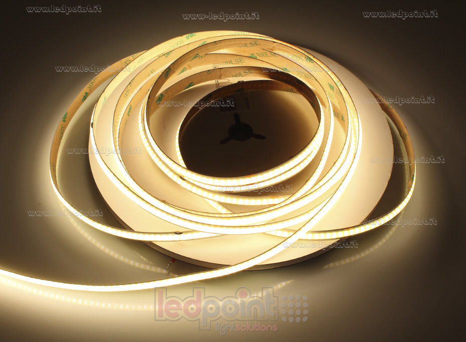 Striscia led COB 5V IP20 3000K 320led/m