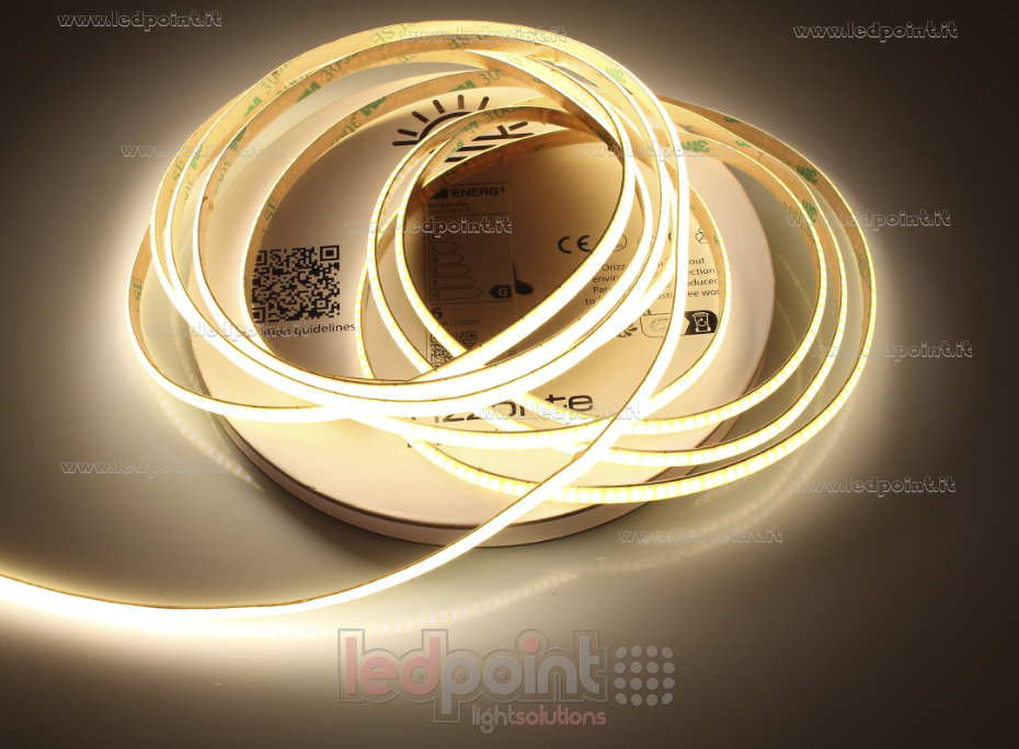 Led strip COB 12V IP20 3000K 400led/m