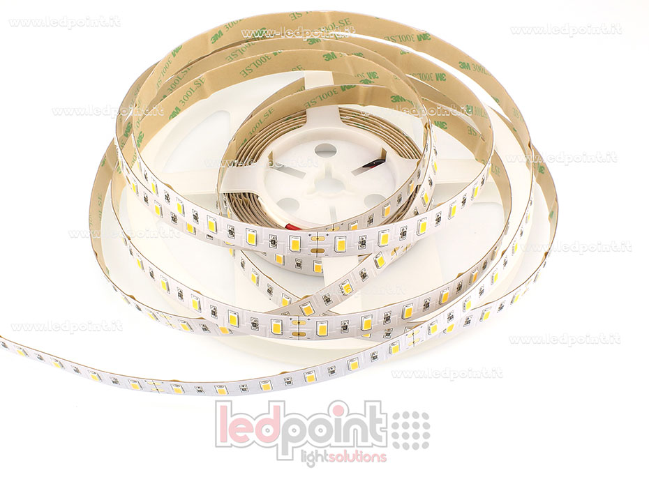 Striscia led 5730 24V IP20 2900-3000K 60led/m