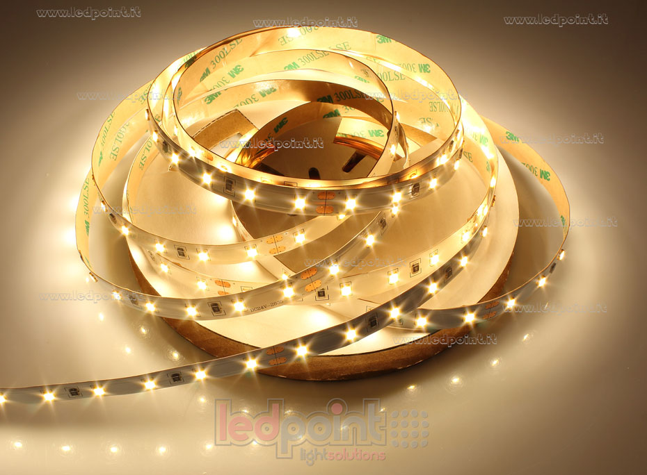 LED-Streifen 2835 24V IP20 3000K 3step 60led/m