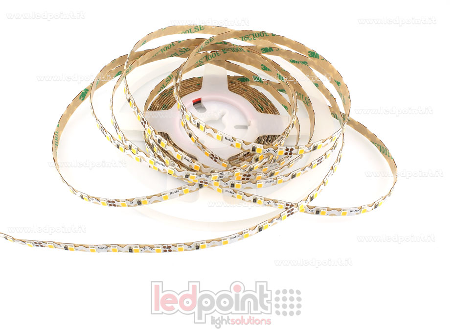 Striscia led 2835 24V IP20 3000K 3step 96led/m