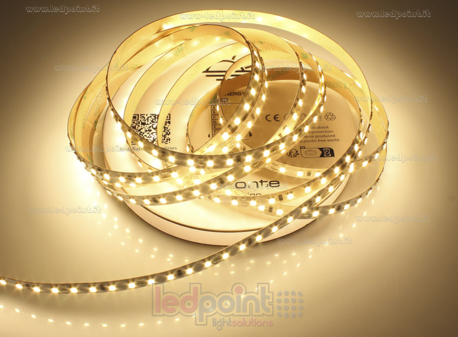 Striscia led 2835 24V IP20 3000K 3step 120led/m