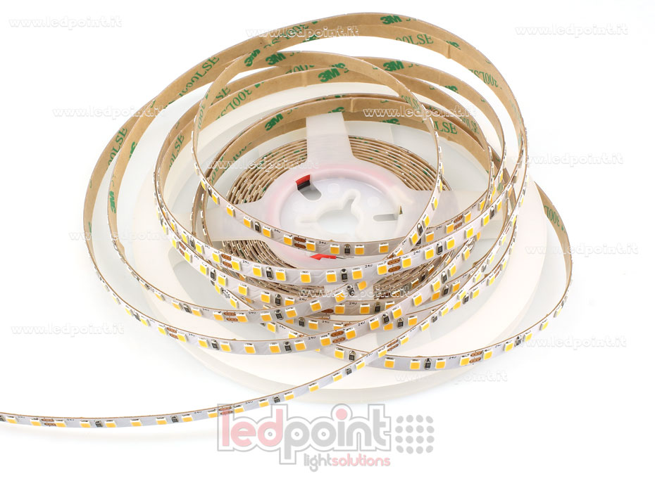 Striscia led 2835 24V IP20 3000K 3step 140led/m