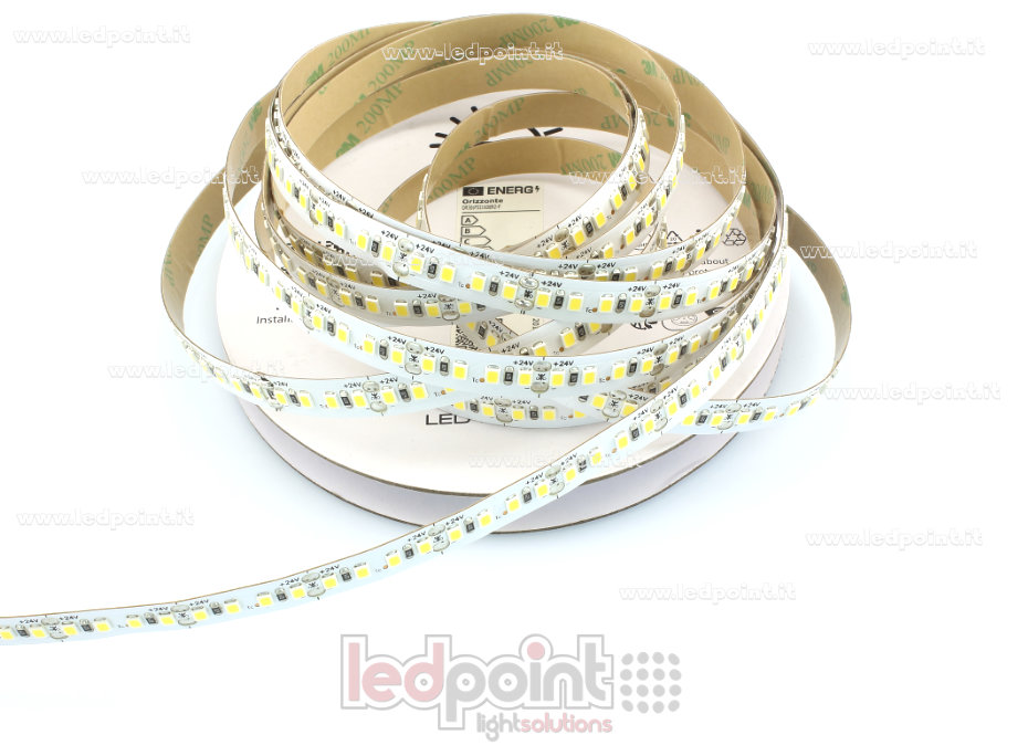 Striscia led 2835 24V IP20 3000K 3step 160led/m