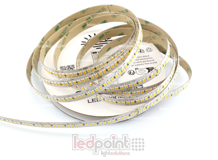Striscia led 2835 24V IP20 3000K 3step 238led/m
