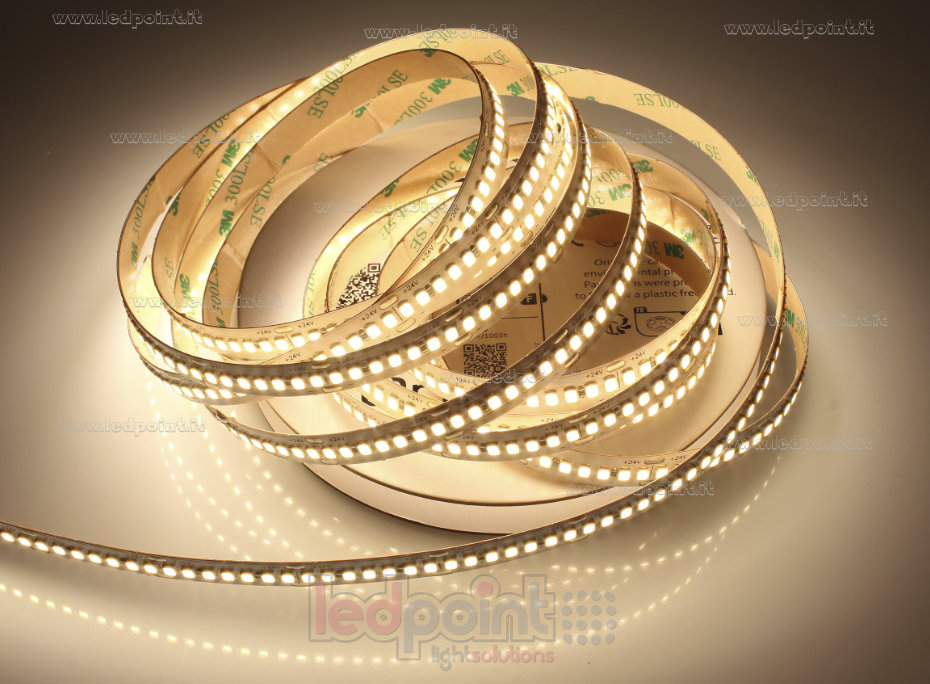Led strip 2835 24V IP20 3000K 3step 238led/m