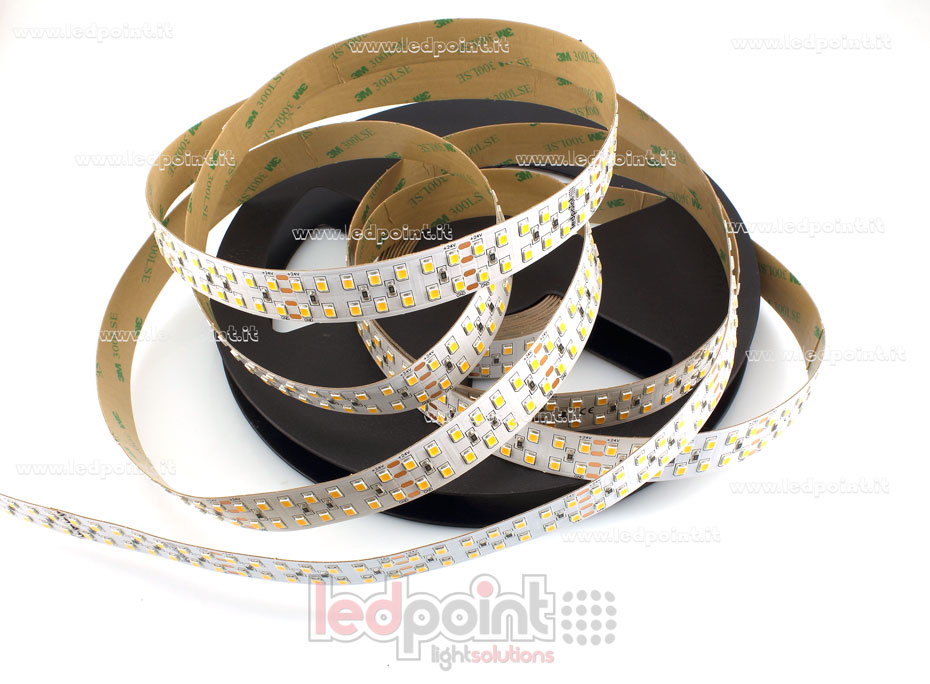 Led strip 2835 24V IP20 3000K 3step 252led/m