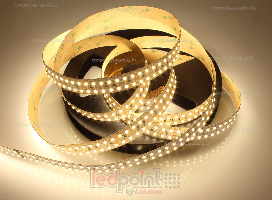 Led strip 2835 24V IP20 3000K 3step 252led/m