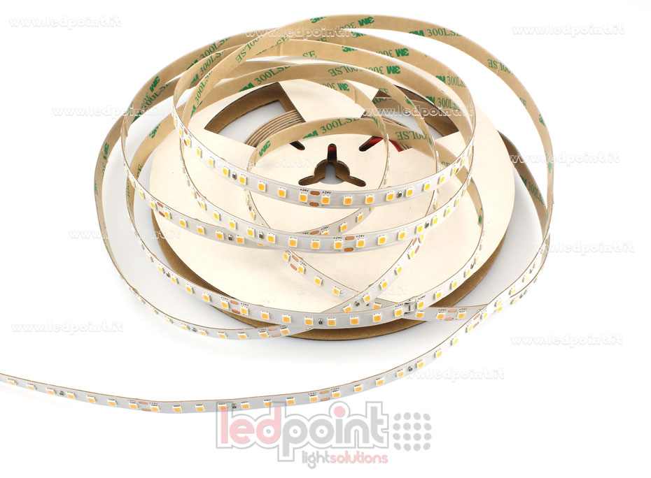 Led strip 2835 24V IP20 3000K 3step 128led/m