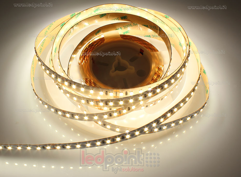 Striscia led 2835 24V IP20 3500K 3step 120led/m