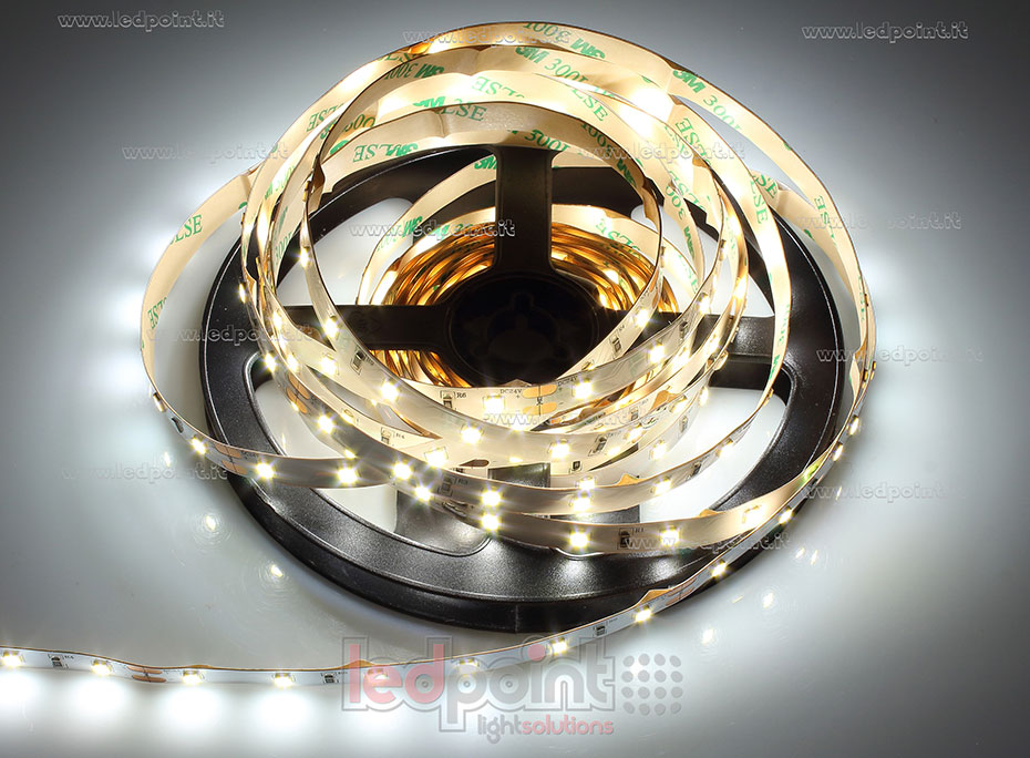 Led strip 2835 24V IP20 3900-4200K 60led/m