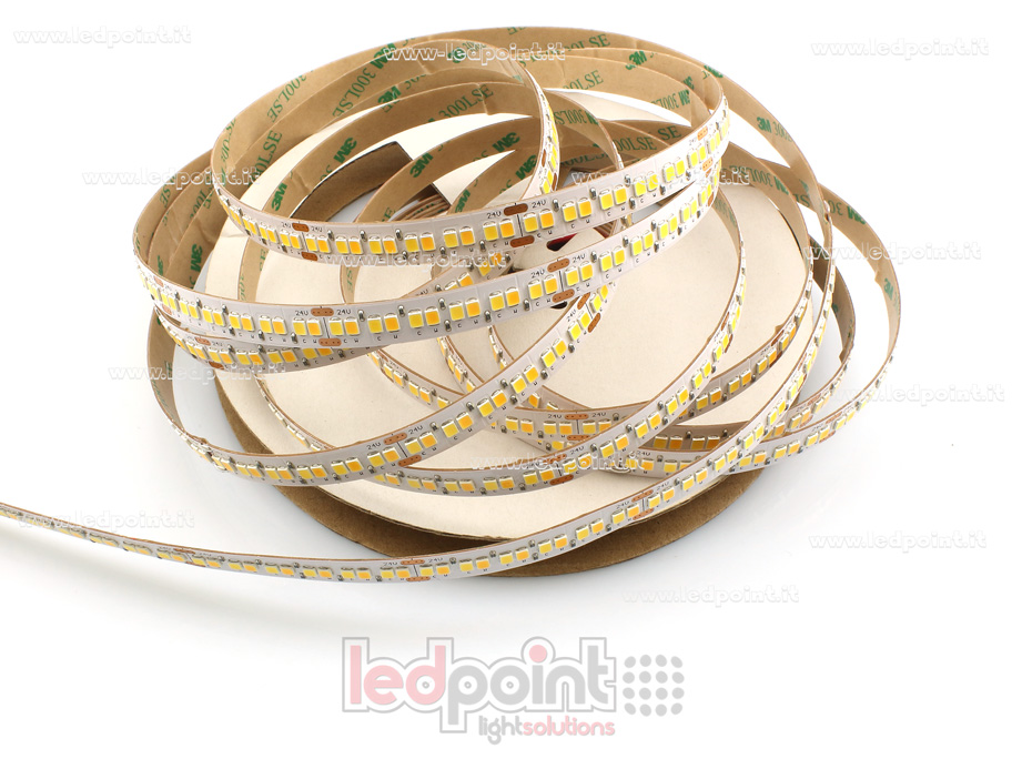 Striscia led 2835 24V IP20 3000K 3step / 4000K 3step 120+120led/m