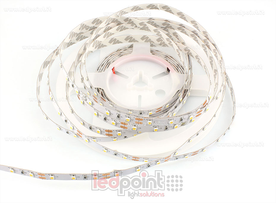 Striscia led 3528 12V IP20 4000-4500K 60led/m
