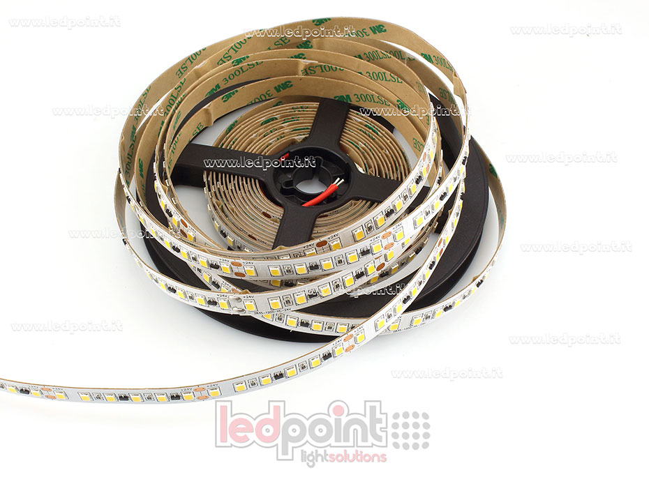 Led strip 2835 24V IP20 4000-4250K 120led/m