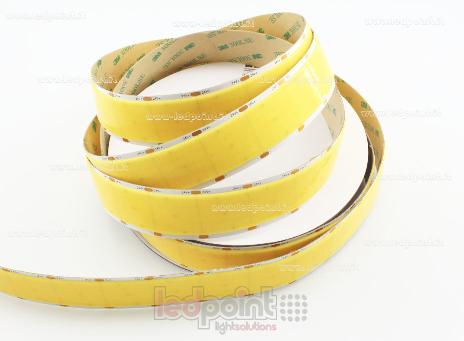 Striscia led COB 24V IP20 4000K 1600led/m