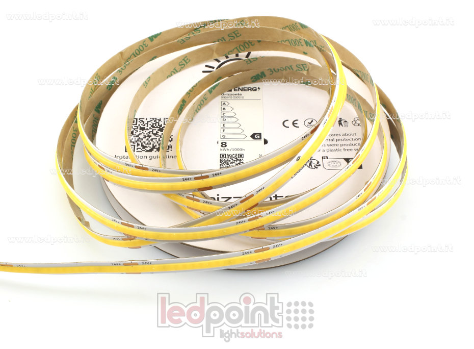 Led strip COB 24V IP20 4000K 320led/m