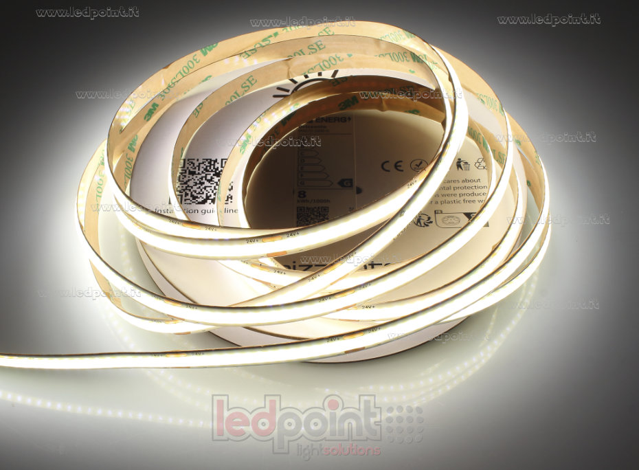 Led strip COB 24V IP20 4000K 320led/m