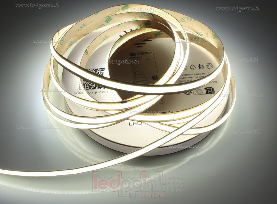 Led strip COB 24V IP20 4000K 400led/m