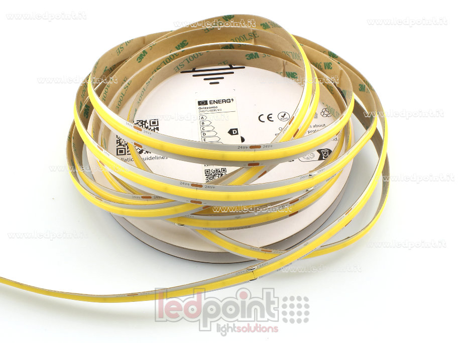 Striscia led COB 24V IP20 4000K 480led/m