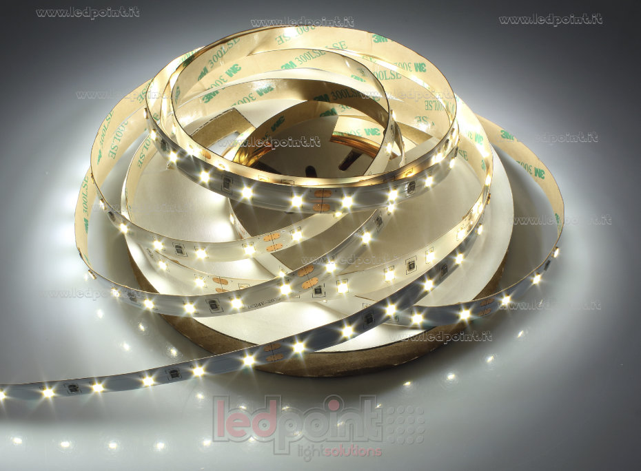 Striscia led 2835 24-48 V IP20 4000K 3step 60led/m