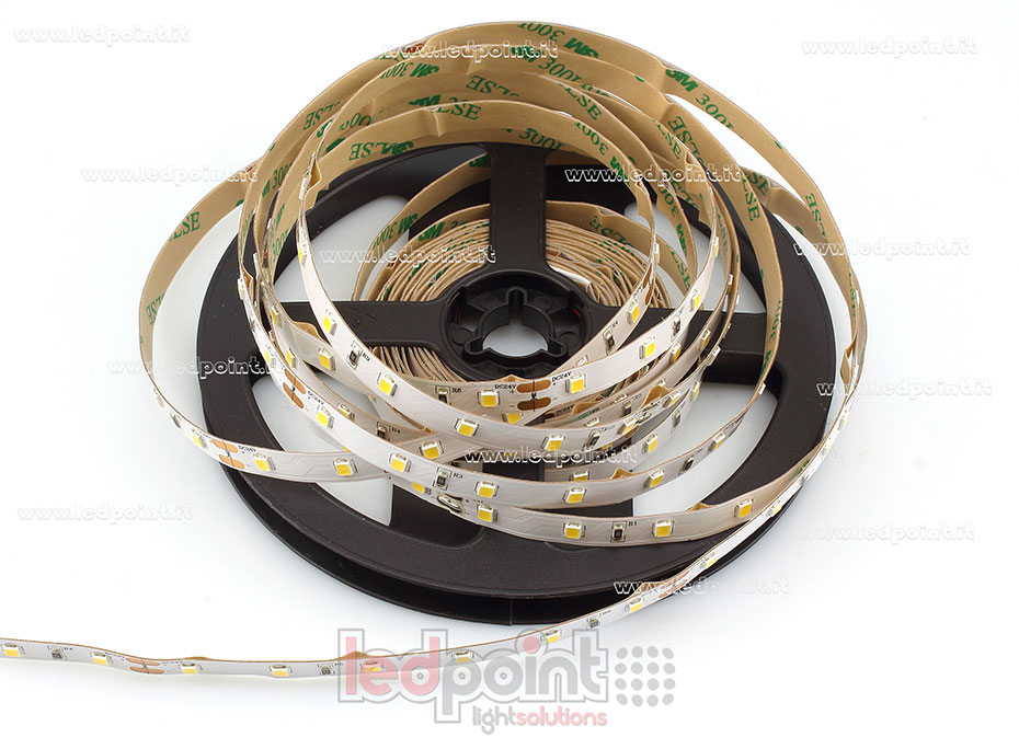Striscia led 2835 24V IP20 4000K 3step 60led/m