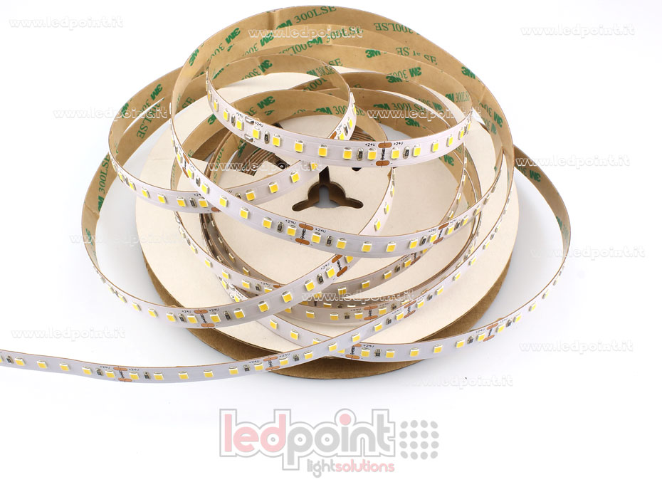 Striscia led 2835 24V IP20 4000K 3step 120led/m