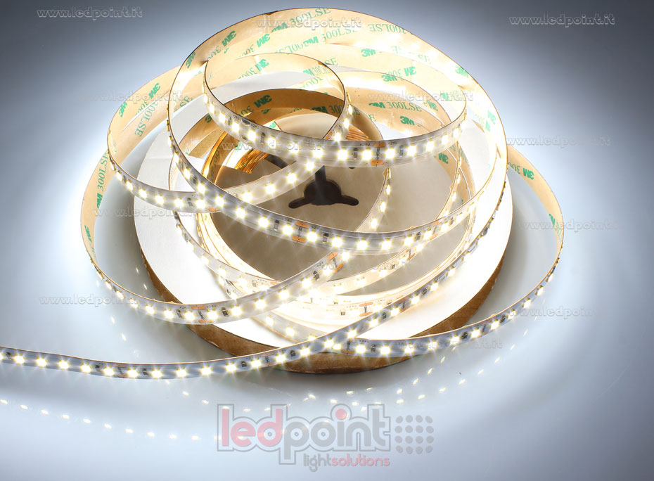 Striscia led 2835 24V IP20 4000K 3step 120led/m