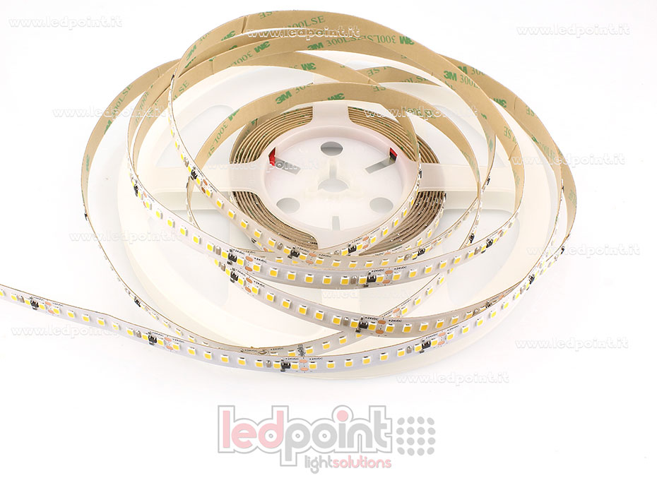 Striscia led 2835 24V IP20 4000K 3step 160led/m