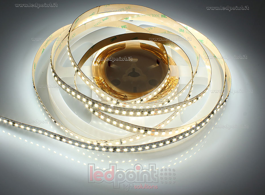 Striscia led 2835 24V IP20 4000K 3step 160led/m
