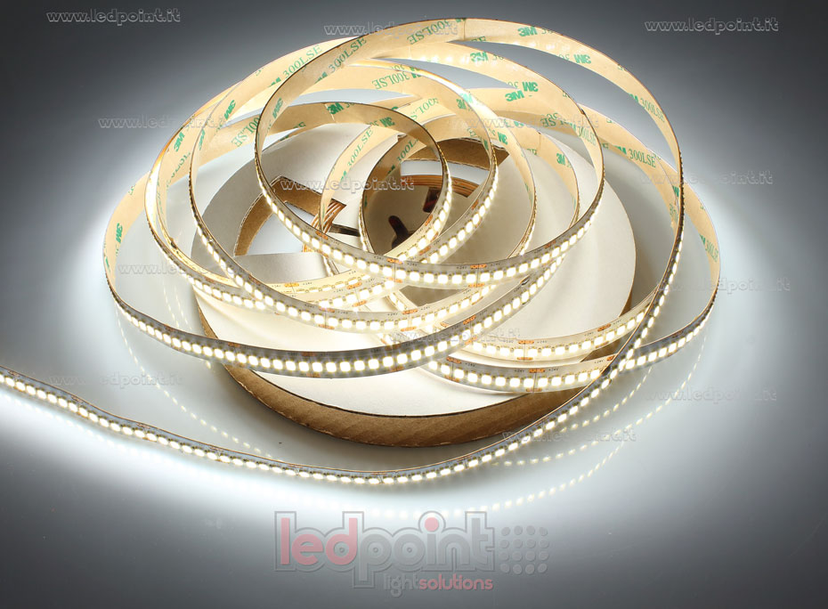 Striscia led 2835 24V IP20 4000K 3step 240led/m