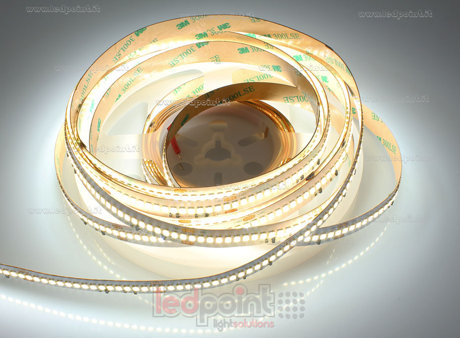 Led strip 2835 48V IP20 4000K 3step 256led/m