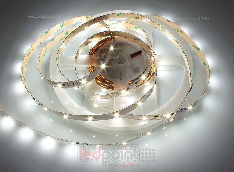 Striscia led 2835 24V IP20 4000K 3step 36led/m
