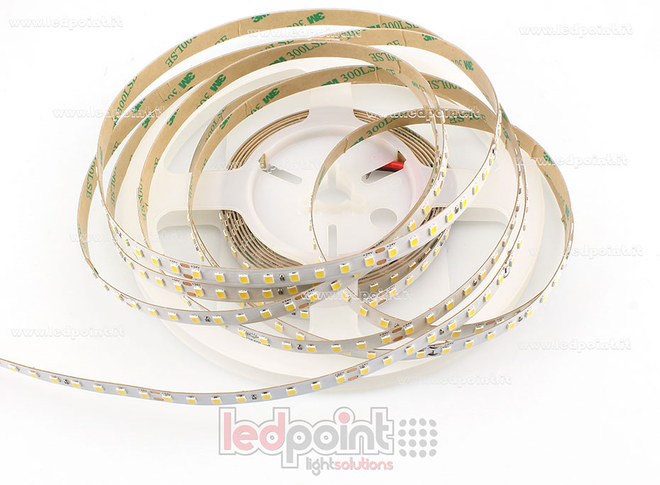 Striscia led 2835 24V IP20 4000K 3step 128led/m