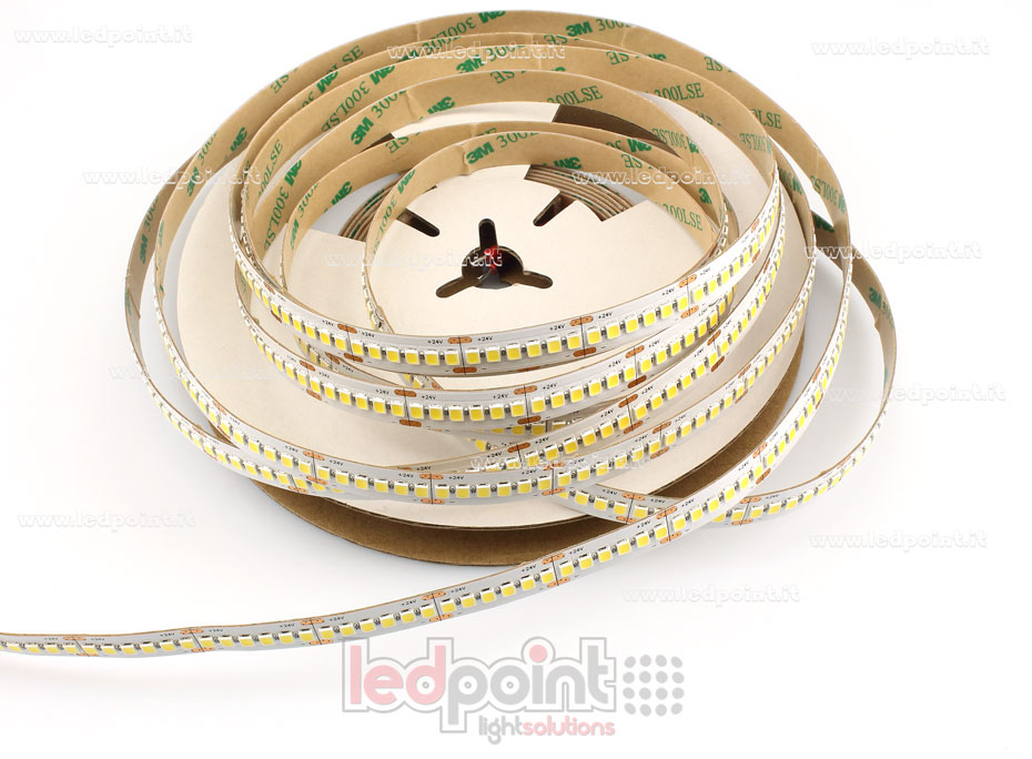 Striscia led 2835 24V IP20 5000K 3 step 240led/m