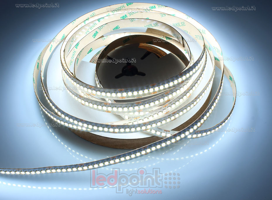 Striscia led 2835 24V IP20 5000K 3 step 240led/m