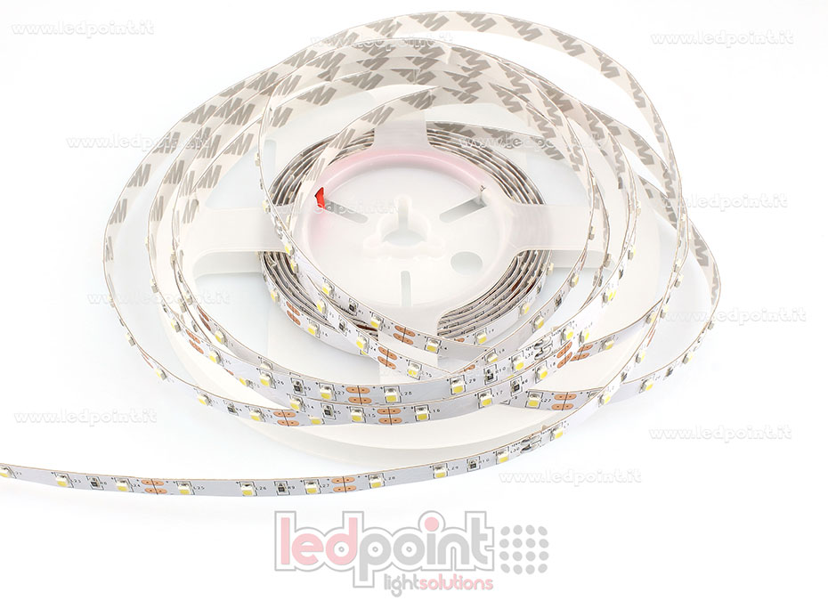 Striscia led 3528 12V IP20 6000-6500K 60led/m