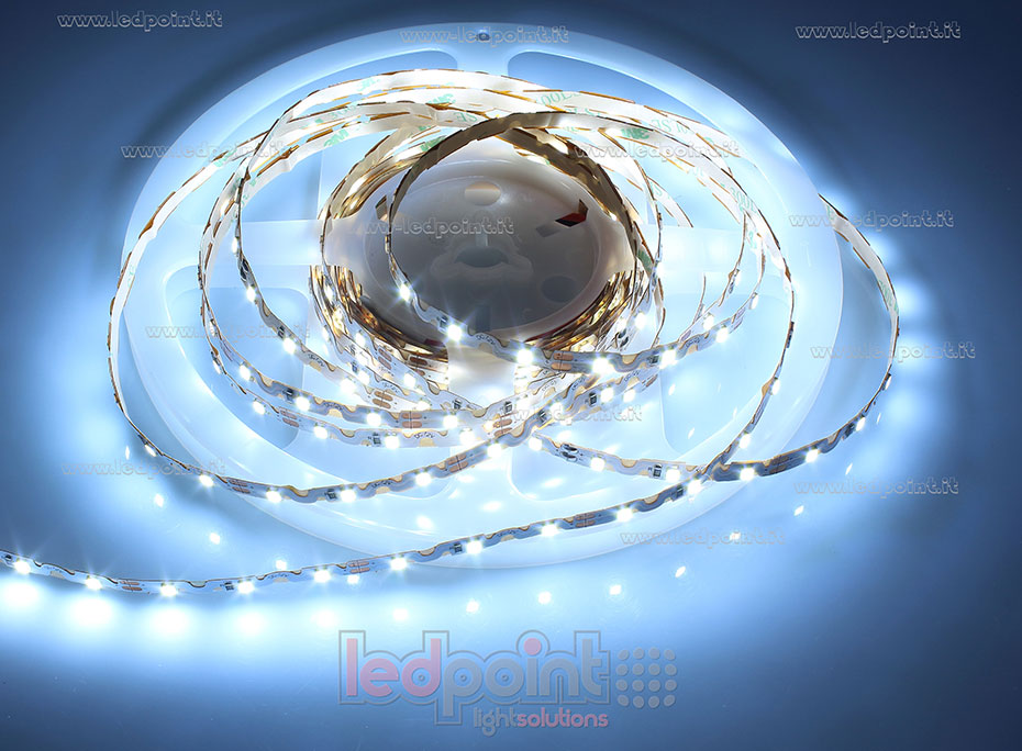 Striscia led 2835 12V IP20 6000-6500K 60led/m