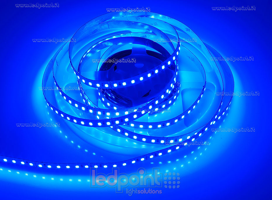 LED-Streifen 2835 24V IP20 460-465nm 120led/m