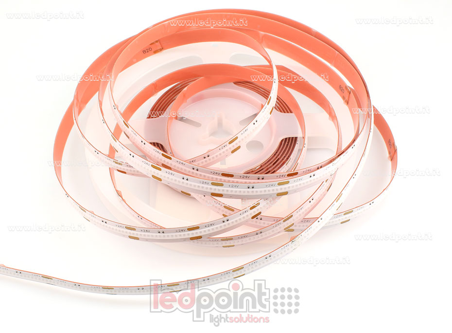 Led strip COB 24V IP20 %COLORE% 512led/m F52-BLU-512O12/16