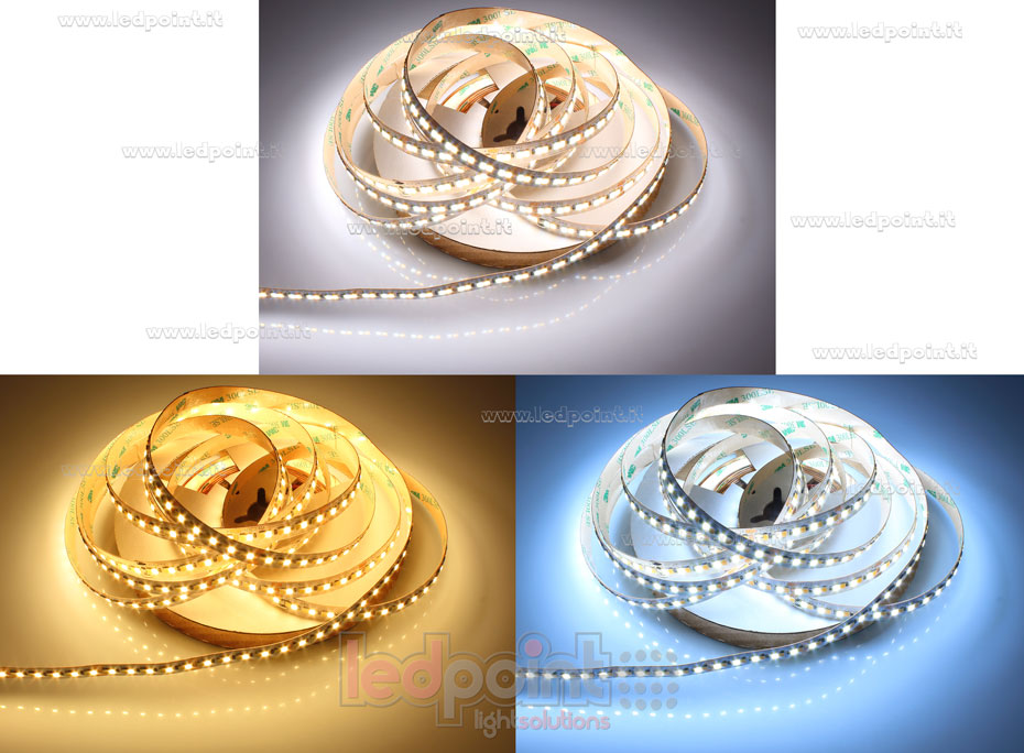 Led strip 2835 24V IP20 2700-6500K 120+120led/m