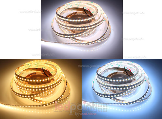Striscia led 2835 48V IP20 2700-6200K 128+128led/m Striscia led 2835 48V IP20 2700-6200K 128+128led/m
