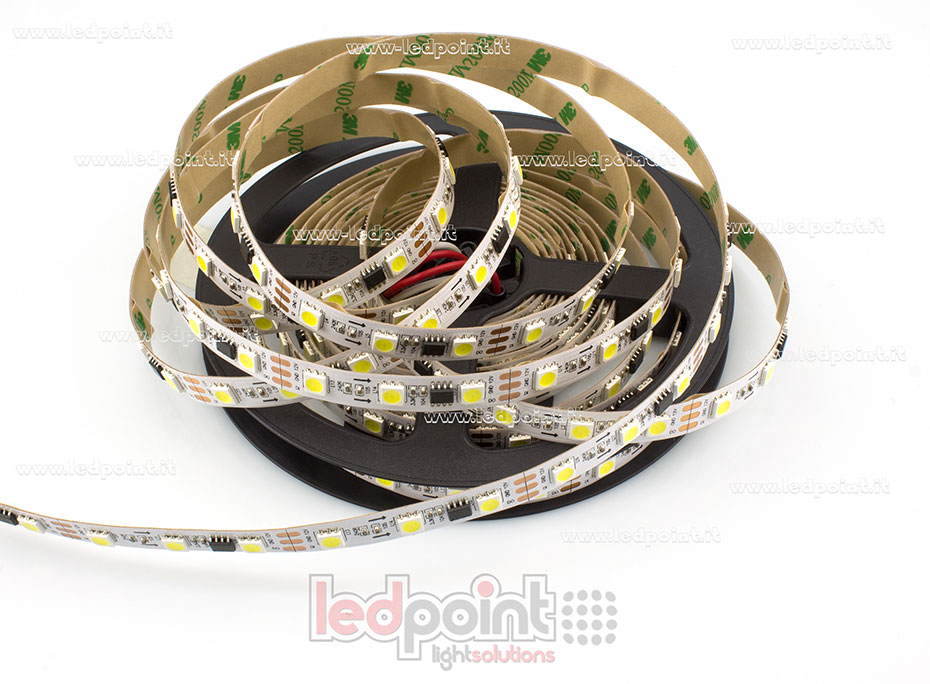 Striscia led 5050 12V IP20 6000-6500K 60led/m