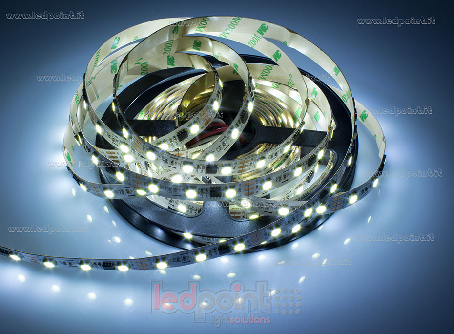 Striscia led 5050 12V IP20 6000-6500K 60led/m