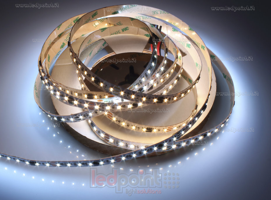 Striscia led 2835 24V IP20 3000-6500K 120led/m