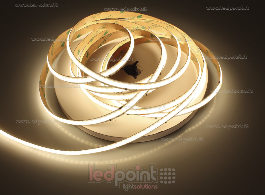 Striscia led COB 24V IP20 RGB+3000K 392+392led/m Striscia led COB 24V IP20 RGB+3000K 392+392led/m