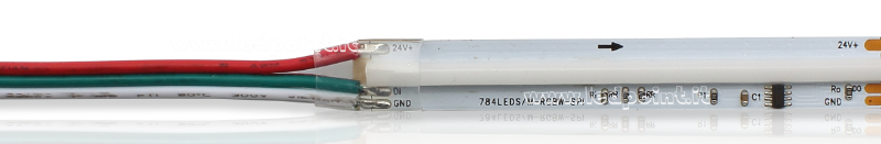 LED-Streifen COB 24V IP20 RGB+4000K 392+392led/m LED-Streifen COB 24V IP20 RGB+4000K 392+392led/m