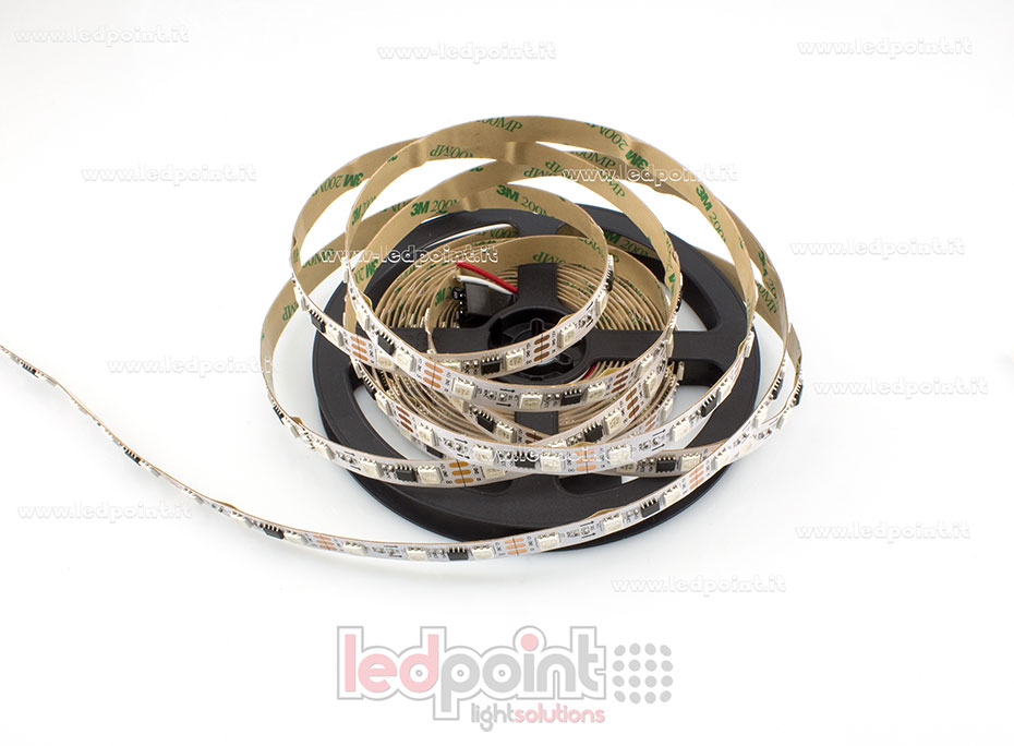 Striscia led 5050 12V IP20 RGB 60led/m
