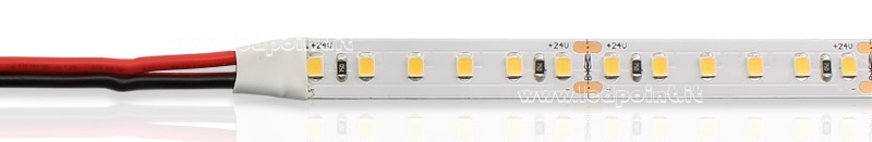 Striscia led 2835 24V IP20 3000-3500K 120led/m