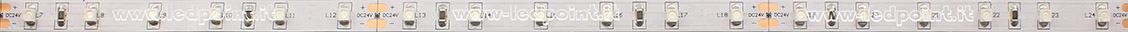 Striscia led 3528 24V IP20 520-525nm 60led/m Striscia led 3528 24V IP20 520-525nm 60led/m